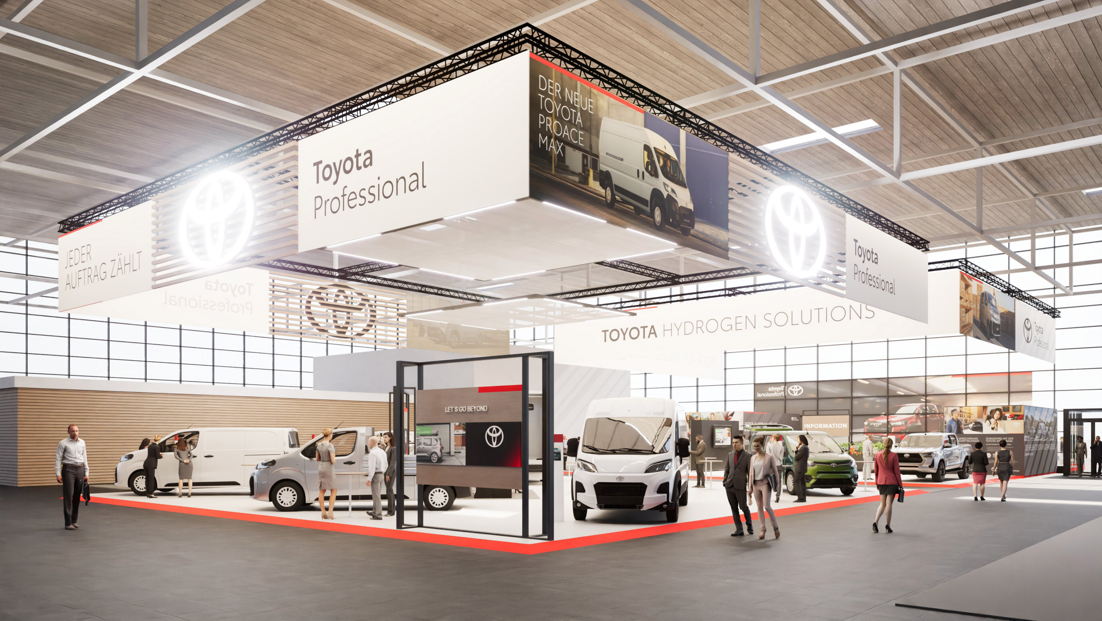 Toyota Messestand auf der IAA Transportation Hannover 2024